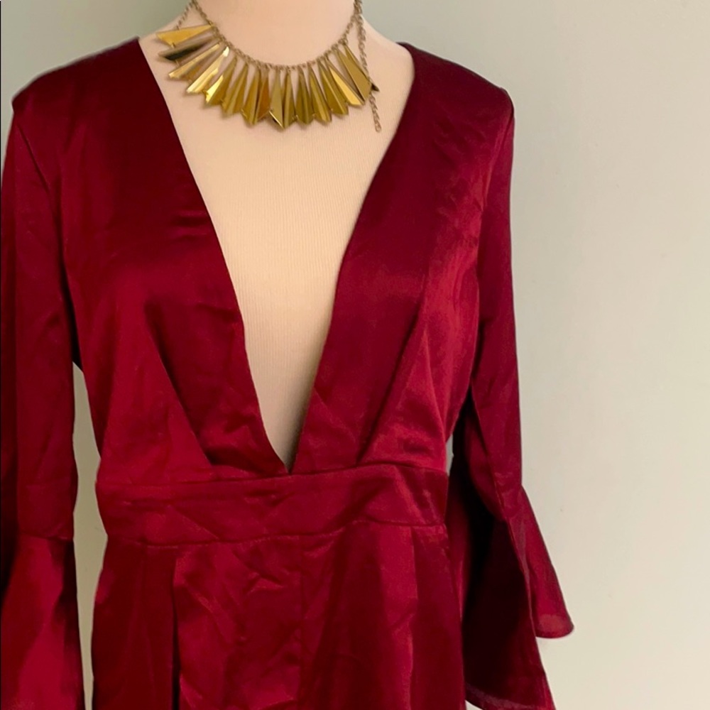 Sexy satin Romper